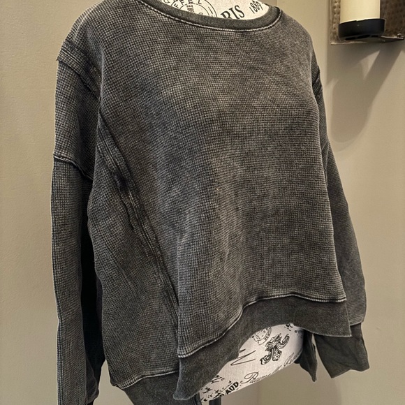 Cotton Heavyweight Thermal Pullover - Picture 4 of 9